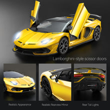 Load image into Gallery viewer, Lamborghini Remote Control Car, Officially Licensed 1:14 Lambo RC Car Yellow)