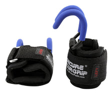 Load image into Gallery viewer, Best Weight Lifting Rod Hooks Heavy Duty Wrist Wraps (Blue, Women-Wrist Size Small/Medium)
