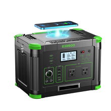 Load image into Gallery viewer, Portable Power Station 500W, 519.48Wh/140400mAh Solar Generator Backup