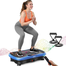 Load image into Gallery viewer, AXV Vibration Plate Fitness Platform Exercise Machine Vibrating Shaking Full Body Shaker Workout Vibrate Stand Shake Board Sport for Weight Loss Fat Burner for Gym Home Office