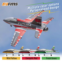 Load image into Gallery viewer, FMS Rc Jets Futura 64MM EDF Sport Jet RED RC Airplanes for Adults for Trainers EDF for Beginners