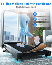 Load image into Gallery viewer, Superun Walking Pad Treadmill with Handle Bar - Classic Black