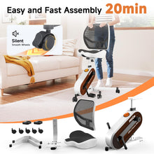 Load image into Gallery viewer, HitGo Office Exercise Bike Desk Chair - White