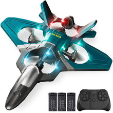 Load image into Gallery viewer, Tubokoro RC Planes with 3 Batteries for Kids Adults, Foam Remote Control Airplane Jet Helicopter