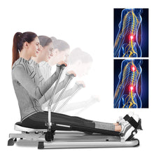 Load image into Gallery viewer, GYMAX Rowing Machine for Home - Silver