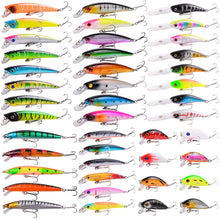 Load image into Gallery viewer, Aorace 43pcs Bass Fishing 56pcs Lures Kit Set Topwater Hard Baits Minnow Crankbait Pencil VIB Swimbait for Bass Pike Fit Saltwater and Freshwater