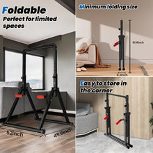 Load image into Gallery viewer, DOBESTS Power Tower Pull Up Bar Free Standing - Black Style 2