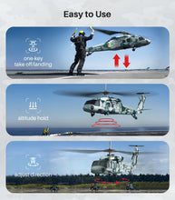 Load image into Gallery viewer, RC Military Helicopter S54H for Kids - One-Key Start/Landing, Altitude Hold, Upgraded Protection System, 3.5 Channel Toy for Boys and Girls