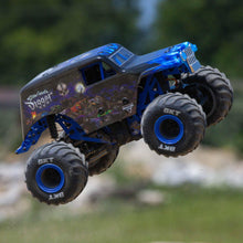 Load image into Gallery viewer, 1/18 Mini LMT Son Digger 2S 4X4 RTR Brushed Monster Truck Battery & Charger Included Blue LOS01026T2