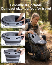 Load image into Gallery viewer, Portable Integrated Camping Shower Kit with 20L Foldable Bucket,13000mAh