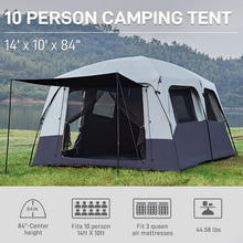 Load image into Gallery viewer, EVER ADVANCED 10 Person Camping Blackout Design Tent