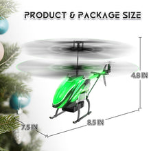 Load image into Gallery viewer, Remote Control Helicopter for Kids with 30Mins Flight(2 Batteries), 7+1 LED Light Modes