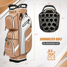 Load image into Gallery viewer, XDriveMax 14-Way Golf Cart Bag, Silent Lock Top & Full Length Dividers
