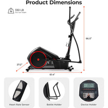 Load image into Gallery viewer, Sunny Health & Fitness Smart Heavy-Duty Elliptical Exercise Machine
