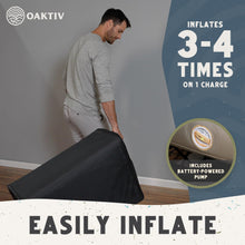 Load image into Gallery viewer, Oaktiv PeakRest Twin Air Mattress with Frame & Built-in Pump