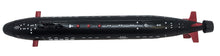Load image into Gallery viewer, 16.5 Inch Toy Black Submarine with Sound Effects and Torpedo