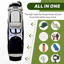 Load image into Gallery viewer, TUMMOCK Golf Cart Bag, 14-Way Top Divider with Multiple Storage Pockets, Handles and Rain Cover, Lightweight & Durable Golf Bag for Men, Cart-Friendly Design (Gray)