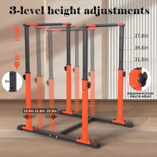 Load image into Gallery viewer, Dip Bar Station Functional Fitness Workout Dip bar - Orange