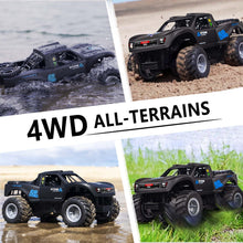 Load image into Gallery viewer, Monster Truck Toys, 2.4G Amphibious Remote Control Car for Boys, 1:16 Scale All-Terrain Rc Car with Double-Sided Driving for Boys & Adults-Blue