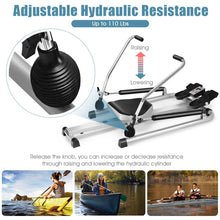 Load image into Gallery viewer, GYMAX Rowing Machine for Home - Silver
