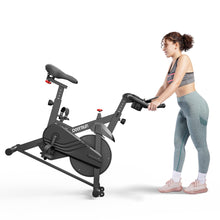 Load image into Gallery viewer, DeerRun Exercise Bike, Indoor Cycling Bike with Adjustable Magnetic Resistance-BlackRed