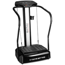 Load image into Gallery viewer, Lifepro Rhythm Vibration Plate Exercise Machine — 99 Speeds & Heart Rate Monitor Whole Body Vibration Platform Machine for Lymphatic Drainage with Handles — Standing Vibrating Platform for Home Gym