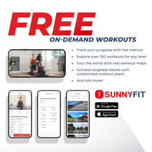 Load image into Gallery viewer, Sunny Health & Fitness Elliptical Recumbent Cardio Bike