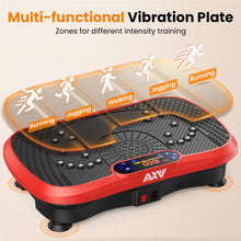 Load image into Gallery viewer, AXV Vibration Plate Fitness Platform Exercise Machine Vibrating Shaking Full Body Shaker Workout Vibrate Stand Shake Board Sport for Weight Loss Fat Burner for Gym Home Office