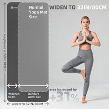Load image into Gallery viewer, KEEP Extra Thick NBR Yoga Mat for Women & Men, 15mm Thick, 72”x32” Large Exercise Mat with Non-Slip Workout Mat for Yoga, Pilates, Stretching, Meditation – Wide & Cushioned Fitness Mat,Grey