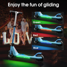 Load image into Gallery viewer, Electric Scooter is Suitable for Children Aged 6-9, Electric Scooter for Kids, 4 Height Adjustable Scooter