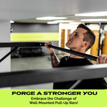 Load image into Gallery viewer, Rage Fitness Heavy-Duty Wall Mounted Pull Up Bar - Black