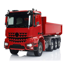 Load image into Gallery viewer, 1/14 8X8 RC Hydraulic Roll On Off Full Dumper Truck RC Dump Construction Vehicle Model U-Shaped Short Bucket