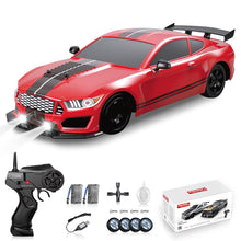 Load image into Gallery viewer, 2.4GHz 1:16 Scale 4WD High Speed Remote Control Cars Vehicle with LED Lights Two Batteries and Drifting Tires Racing Sport Toy Cars