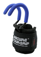 Load image into Gallery viewer, Best Weight Lifting Rod Hooks Heavy Duty Wrist Wraps (Blue, Women-Wrist Size Small/Medium)
