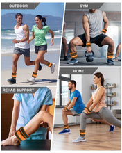 Load image into Gallery viewer, Adjustable Ankle Weights 1-10 LBS Pair with Removable Weight for Jogging, Gymnastics, Aerobics-Orange