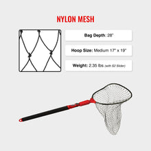 Load image into Gallery viewer, EGO S2 Slider Fishing Landing Net, Large Nylon Mesh, 29-60-Inch Handle