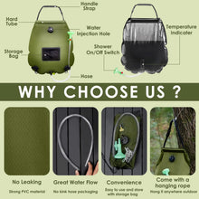 Load image into Gallery viewer, FUN ESSENTIALS Solar Shower Tent Kit, 2 Pcs, Instant Pop Up Privacy, Shower Tent, 5 Gallon Solar Shower Bag, Sun Canopy Beach Outdoor Camp Privacy, Easy Set Up, Foldable