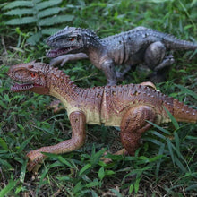 Load image into Gallery viewer, 19" Remote Control Dinosaur Toys for Kids, 8CH Rechargeable Jurassic Velociraptor Imitates Walking with Light & Roaring - Dinosaur Toys