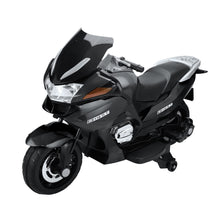 Load image into Gallery viewer, 12V Electric Battery Powered Kids Ride On Motorcycle - Black