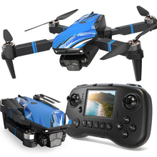 Load image into Gallery viewer, Drone with Camera for Adults LCD Screen FPV Live Video, Brushless Motor 270° Obstacle Avoidance 3D Flips, Foldable RC Mini Drones for Kids Beginners 32G SD Card Max Under 250G Gifts for Boys and Girls