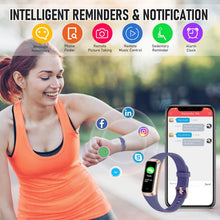 Load image into Gallery viewer, Bakoor Fitness Tracker, Fitness Watch (Metallic Purple)