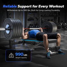 Load image into Gallery viewer, MERACH Weight Bench, Foldable Weight Benches for Home Gym with 990 LBS, Adjustable Weight Bench with 72 Training Angles, Incline Bench Press for Full Body