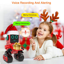 Load image into Gallery viewer, Robot Toy for Kids, Smart RC Robot Kit with Touch and Sound Control Robotics Intelligent Programmable Smart Robot (Red)