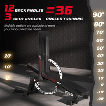 Load image into Gallery viewer, KeppiFitness Adjustable Weight Bench, Bench3000 MAX Heavy Duty Workout Bench Press with Leg Extension and Preacher Pad for Home Gym Fitness, Flat Incline Decline Sit Up Bench