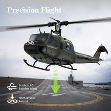 Load image into Gallery viewer, Helicopter - Huey Collectable Remote Control Helicopter with Auto-Hover for Adults, Beginners, 1/27 Scale, 2 Batteries