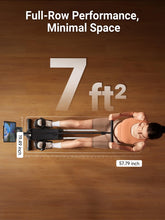 Load image into Gallery viewer, KINGSMITH Magnetic Rowing Machines for Home - Black