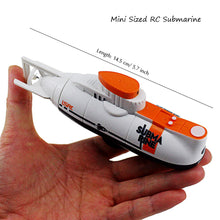Load image into Gallery viewer, RC Submarine Toy Remote Control Boat Underwater Diving Waterproof for Fish Water Tank Kids Birthday Gift (White)