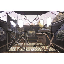 Load image into Gallery viewer, Guide Gear 6 Foot Tripod Hunting Tower Blind, 2-Man Stand Elevated, Hunting Gear Equipment Accessories, 4 by 4 Mossy Oak Country Roots