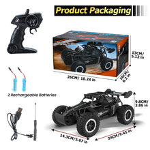 Load image into Gallery viewer, Remote Control Car for Kids 3 4 5 6 7+, 20 KM/H High-Speed RC Cars with LED Lights, 2.4GHz 2WD Monster Truck Toys