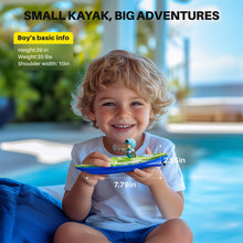 Load image into Gallery viewer, 2 Pack RC Boats for Kids 8-12, Remote Control Kayaks with 3 Magnetic Balls, 40 Mins Playtime (1 Battery), LED Lights, Perfect Water Toys